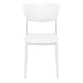thumbnail image 4 of Compamia Monna Chaise de Salle à Manger Intérieure Extérieure Blanche, 4 of 8