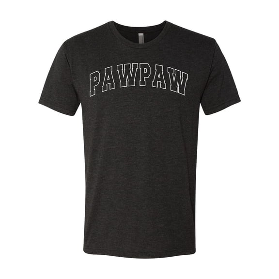 Wild Bobby PAWPAW Varsity Letters Men Premium Tri Blend Tee