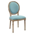 thumbnail image 1 of Linon Cannes Round Back Dining Chair Set of Two, Blue, Assembled, 1 of 3