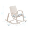 thumbnail image 2 of Bentwood Rocking Chair with Cushion, 2 of 9