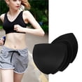 thumbnail image 6 of 1 Pair Women Bra Inserts, Removable Sponge Sports Bra Inserts for All Day (Beige Black White), 6 of 8