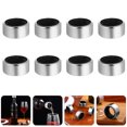 thumbnail image 2 of 12 anillos de acero inoxidable para botellas de vino tinto, a prueba de goteo., 2 of 6