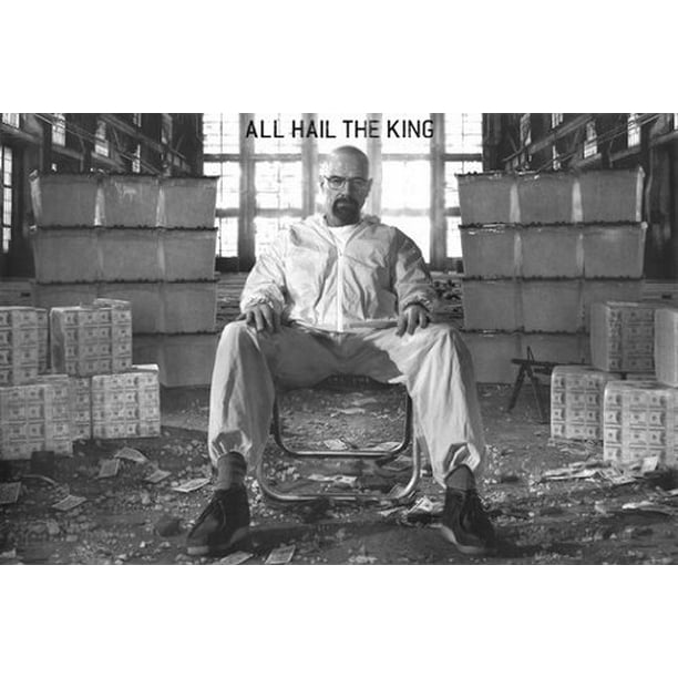 All Hail The King Breaking Bad All Hail The King Poster Breaking Bad New 24x36 - Walmart.com - Walmart.com