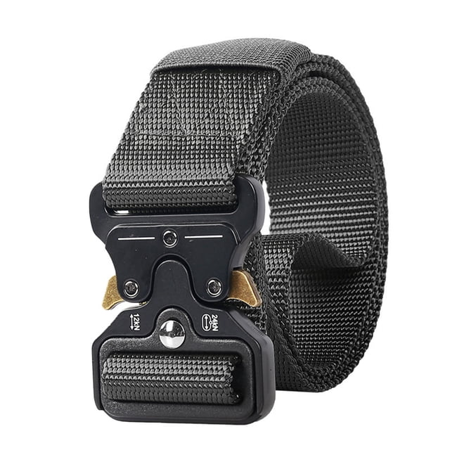 Cinturón de caza para hombres, cinturón de adiestramiento al aire libre, cinturón de acampada de 3,8 cm, cinturón para exteriores diseñado con precisión