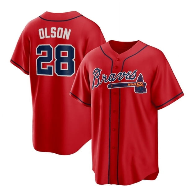 Atlanta Braves Acuna Jr. 13 Olson 28 Albies 1 Adult Replica