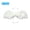 M White, variant on White Angel Wings Dog Costume, Medium Pet Christmas Dress Up, Adjustable Plush Strap Outfit with 53cm Wing Length for Photo Party