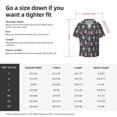 thumbnail image 5 of Fotbe Garden Gnomes Camisa Estampada de Manga Corta para Hombre, Casual de Verano, Estilo Playero, Sin Arrugas-Small, 5 of 5