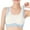 Blue, variant on Girls Soft Training Bras 7-12 Seamless First Bra Girls Sports Bras Longline Crop - No Pads, Chest Double Lined Blue 13-16Y