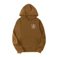 thumbnail image 4 of WEAIXIMIUNG Chandails en Molleton Mignons pour Femmes Ensemble de Pantalons Graphiques pour Femmes avec Imprimé Anglais Mignon Manches Longues Sweat à Capuche, 4 of 5