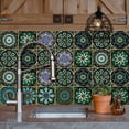 thumbnail image 5 of 12 Piece Tiles Stickers Kitchen Backsplash Decals 6x6inch Mandala Wall Stickers Vinyl Peel and Stick Bathroom Stairs Decor, 5 of 7