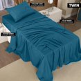 thumbnail image 2 of Juego de sábanas Utopia Bedding, de microfibra cepillada, doble, color azul, 2 of 7