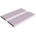 thumbnail image 1 of Geometric Circle Bench Cushion Set of 2, Pastel Toned Feminine Circular with Spherical Dots Spread Art, Standard Size Foam Pad and Decorative Cover, Pink Violet, by Ambesonne, 1 of 4
