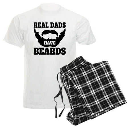 CafePress - Real Dads Have Beards Pajamas - Men's Light Loose Fit Cotton Pajama Set