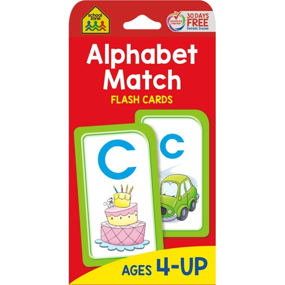 School Zone Alphabet Match Flash Cards