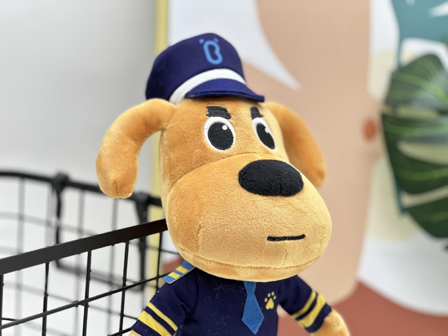 Sheriff Labrador Soft Plush Toy, PP Cotton, 9.8"