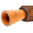thumbnail image 1 of Meinl Percussion ADJ2-L+BAG African Style Rope Tuned 12-Inch Wood Djembe with Bag, Brown, 1 of 5