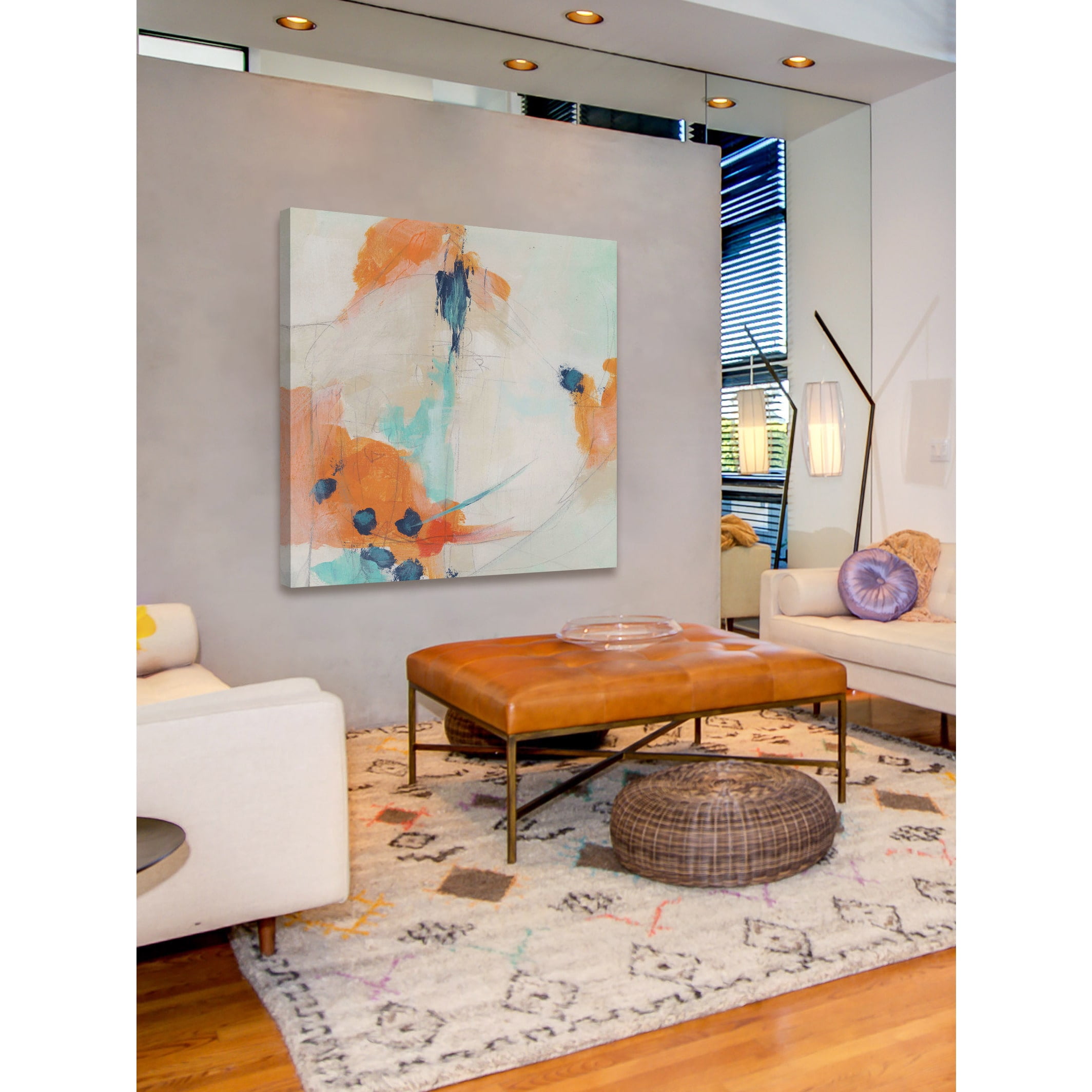 "Plot Point II" Painting Print on Wrapped Canvas
