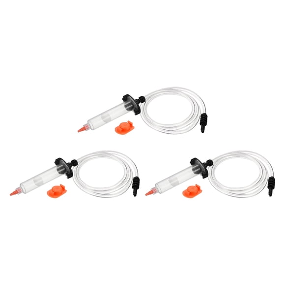 Uxcell 3Pcs 10cc Juego de jeringas dispensadoras de pegamento para tubos de aire