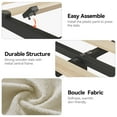 thumbnail image 3 of Bed Frame with 2 Storage Drawers, Kids Bedframe with Storage Headboard, Upholstered Bed Frame, No Box Spring Needed, 3 of 21