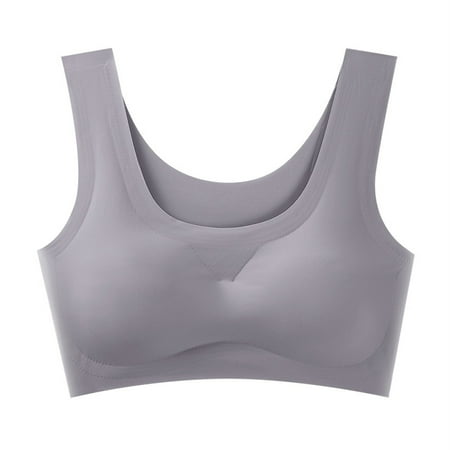 

Womens Sports Bras Women s Modern Cotton Lightly Lined Wireless Bralette(M Grey)