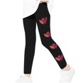thumbnail image 5 of Qingpeng Toddler Girls Leggings Valentine's Day Heart Print Stretch Ankle Length Trouser, 5 of 5