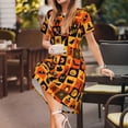 thumbnail image 3 of Vsdgher Robes Midi Maxi Décontractées d'Été 2025 pour Femmes, Manches Courtes, Col Rond, Robe de Plage, 3 of 6