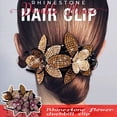 thumbnail image 2 of tredstone Barrettes à Fleurs Double Strass Accessoires de Coiffure Mode DIY pour Femmes Filles Type1, 2 of 9