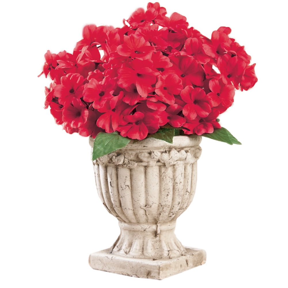 Impatiens Artificial MaintenanceFree Flower Bush Set of 3 Walmart