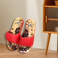 thumbnail image 1 of 2 uds zapatos de zapatilla de baño multiusos ajustable para el hogar salón playa 245mm rojo Yinane Zapatillas de masaje de pies, 1 of 8