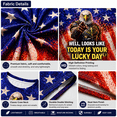 thumbnail image 6 of Omeoer Funny Patriotic Eagle Graphic T-Shirt Lucky Day Statement USA Flag Short Sleeve Crewneck Tee for Men Women, 6 of 7