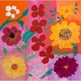 thumbnail image 3 of Maria, Robin 15x15 Black Modern Framed Museum Art Print Titled - Floral Pattern I, 3 of 5