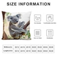 thumbnail image 5 of BANET 3D Australia Koala Bear Pillow Case 12x12in, 5 of 5