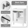 thumbnail image 5 of Christopher Knight Home 24" Bathroom Vanity with Sink, Soft-Close Door & Drawer, White, 5 of 9