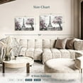 thumbnail image 4 of Elephant Stock Eiffel Tower Landscape Pop Wall Art - Horizontal Canvas Wall Art - Living Room Wall Decor - Places Canvas - Gray And Pink Decor - 30" x 20", 4 of 6