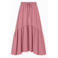 thumbnail image 5 of Moomaya Boho Skirt for Women | Rayon Renaissance Style Skirt with Elastic Waist & Pockets | Casual & Costume Ready, 5 of 7