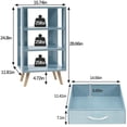 thumbnail image 2 of Mesa Auxiliar Aenuert Azul de 3 Niveles 40x30x73 cm, 2 of 8