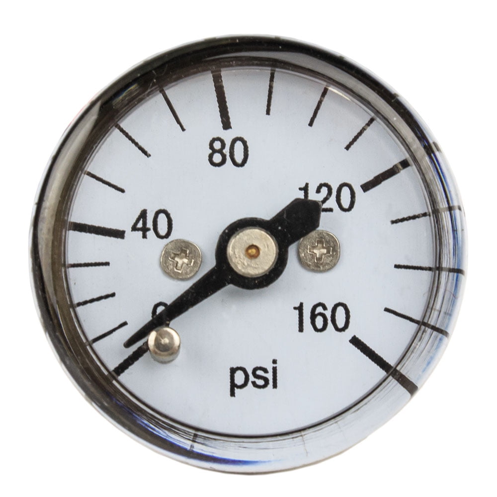 0-160PSI Micro Air Pressure Gauge 1/8NPT Threads Water Oil Air Pressure Meter 