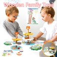 thumbnail image 1 of Children‘s Simulation Cake Tower Wooden Play House Toy Board Game, 1 of 6