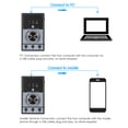 thumbnail image 3 of Suzicca USB Computer Control Controller USB Controller Knob PC Computer Speaker Audio Adjuster Controller One-Click Mute 3 Control Modes and Play Compatible with Win7810VistaXPAndroid Black, 3 of 7