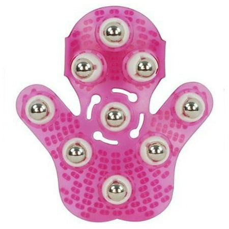 Palm Shaped Stress Relax Massager With 360 Rotating Roller Ball For Neck Back Shoulder