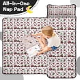 thumbnail image 4 of White Christmas Animal and Car Pattern Toddler Nap Mats for Kids Preschool,51"x22" Sleeping Mat Bag or Kids,Toddler Sleeping Bag,Toddler Nap Mat or Daycare, 4 of 6