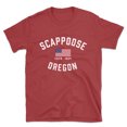 thumbnail image 1 of Scappoose Oregon Patriot Men's Cotton T-Shirt, 1 of 1