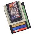 thumbnail image 3 of Genuine Leather Front Pocket Magnetic Money Clip Slim Minimalist Wallet Skull Bone USA Skull USA Flag Eagle USA Logos (USA Eagle), 3 of 6