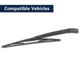 thumbnail image 3 of Unique Bargains 355mm 14' Car Rear Windshield Wiper Blade Arm Set for 06-12 Hyundai Santa Fe Black, 3 of 7