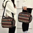 thumbnail image 5 of FORMRS Student Lunch Bag Insulated Reusable Cooler Box with Zipper Pockets, Tribal Geometric, 5 of 9