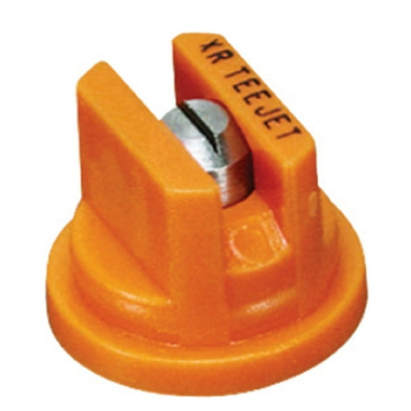 XR11001VS Teejet Nozzle, Extended Range Flat Spray Tip, Orange