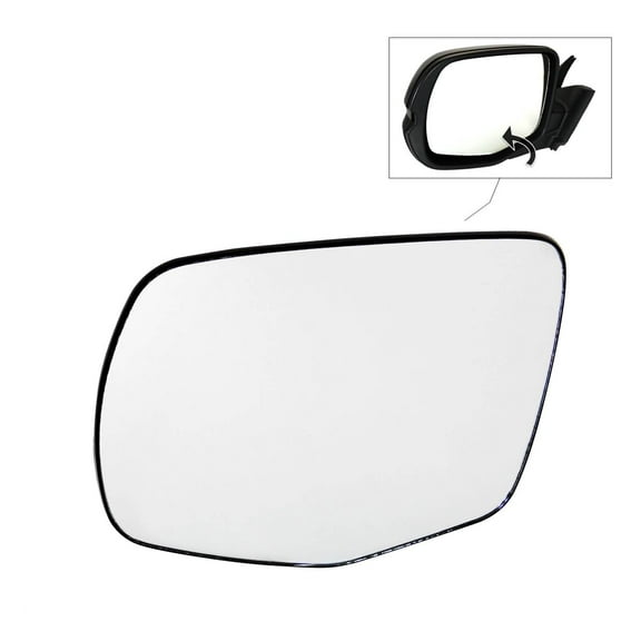 TRQ Mirror Glass Flat Driver Side Left LH for Honda Pilot Ridgeline New MGA08545