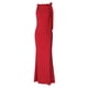 thumbnail image 4 of Vestido liso de un solo hombro para mujer - Vestido largo de poliéster, cuello redondo, cintura alta, adecuado para fiestas/vacaciones, S-L, 4 of 4