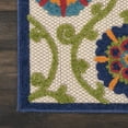 thumbnail image 4 of Nourison Aloha Indoor/Outdoor Blue/Multicolor 7' x 10' Area Rug, (7x10), 4 of 9