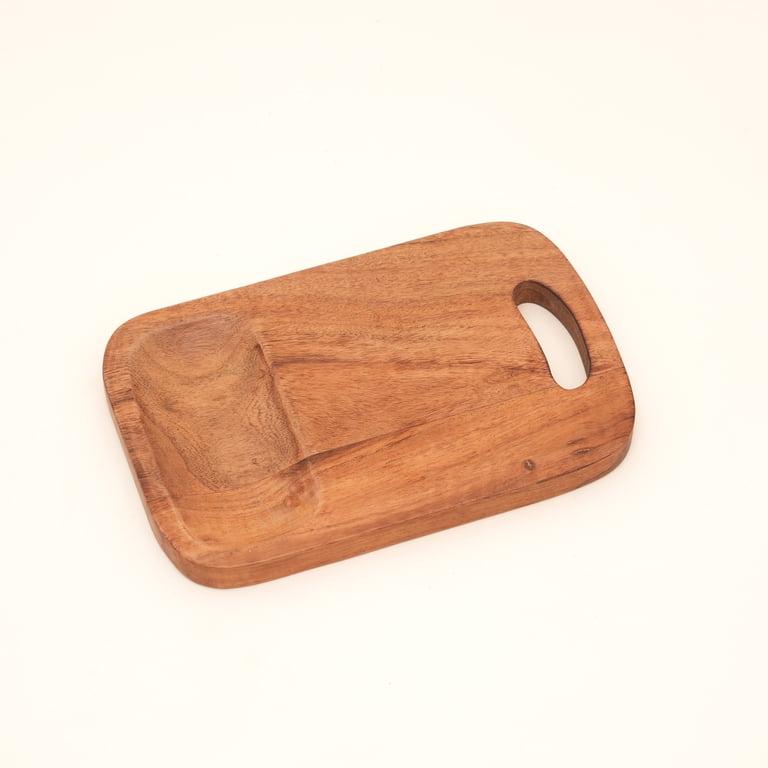 AsterOutdoor Acacia Wood Cutting Board with Handle photo 4